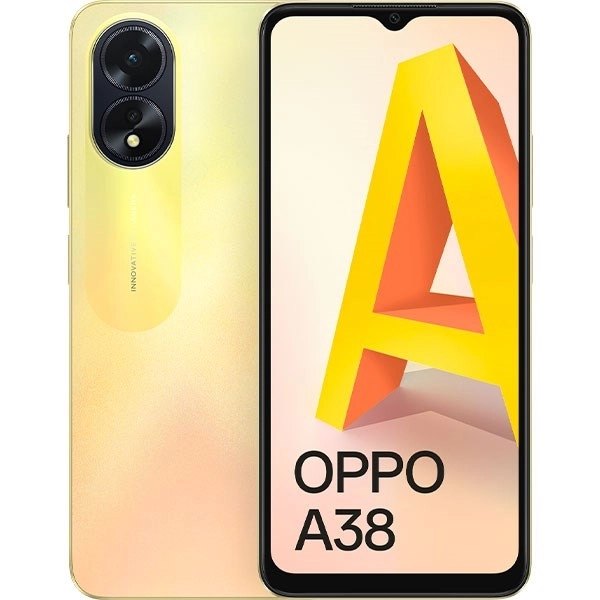 Oppo-A38-Glowing-Gold.webp Oppo A38 (128GB/6GB; 50MP Dual Camera; 5000mAh) - Image 1